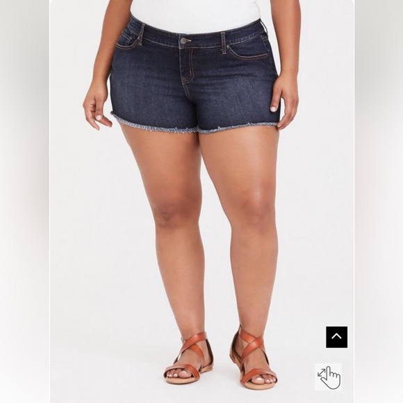 Torrid Shorts‎ Vintage Classic Dark Wash Size 22 - Picture 1 of 7